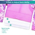 thumbnail image 4 of Aqua SwimSchool Grow-with-Me Swim Vest, Ages 3-6, Pink Turtle, 4 of 9