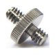 thumbnail image 2 of GOOHOCHY Adaptadores de tornillo roscado macho de 1/4 "macho a 1/4" macho para trípode de cámara / soporte de montaje de flash, 2 of 6