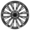 thumbnail image 2 of OE Wheels CA93 24 Inch Rims Fit Escalade-V Series Style 6x139.7 24x10 Gloss Gunmetal with Polished Face - Hollander 4869 (Set of 4), 2 of 5