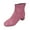Pink, variant on Women's Chelsea Ankle Boots Short Cowgirl Heel Comfortable Fall Booties