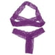 thumbnail image 4 of Gibobby Conjuntos de bragas de encaje Ropa Dormir Mujer Sexy Accesorios erotico Ropa Sexi para Mujer lencería de Princesa Brasier y calzon Mujer Tanga Sexy Mujer(Morado, CH), 4 of 5