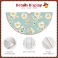 thumbnail image 4 of KLL Floral Daisy Christmas Tree Skirt 30" ,Party Decorations Farmhouse for Christmas Decorations Holiday Party, 4 of 6