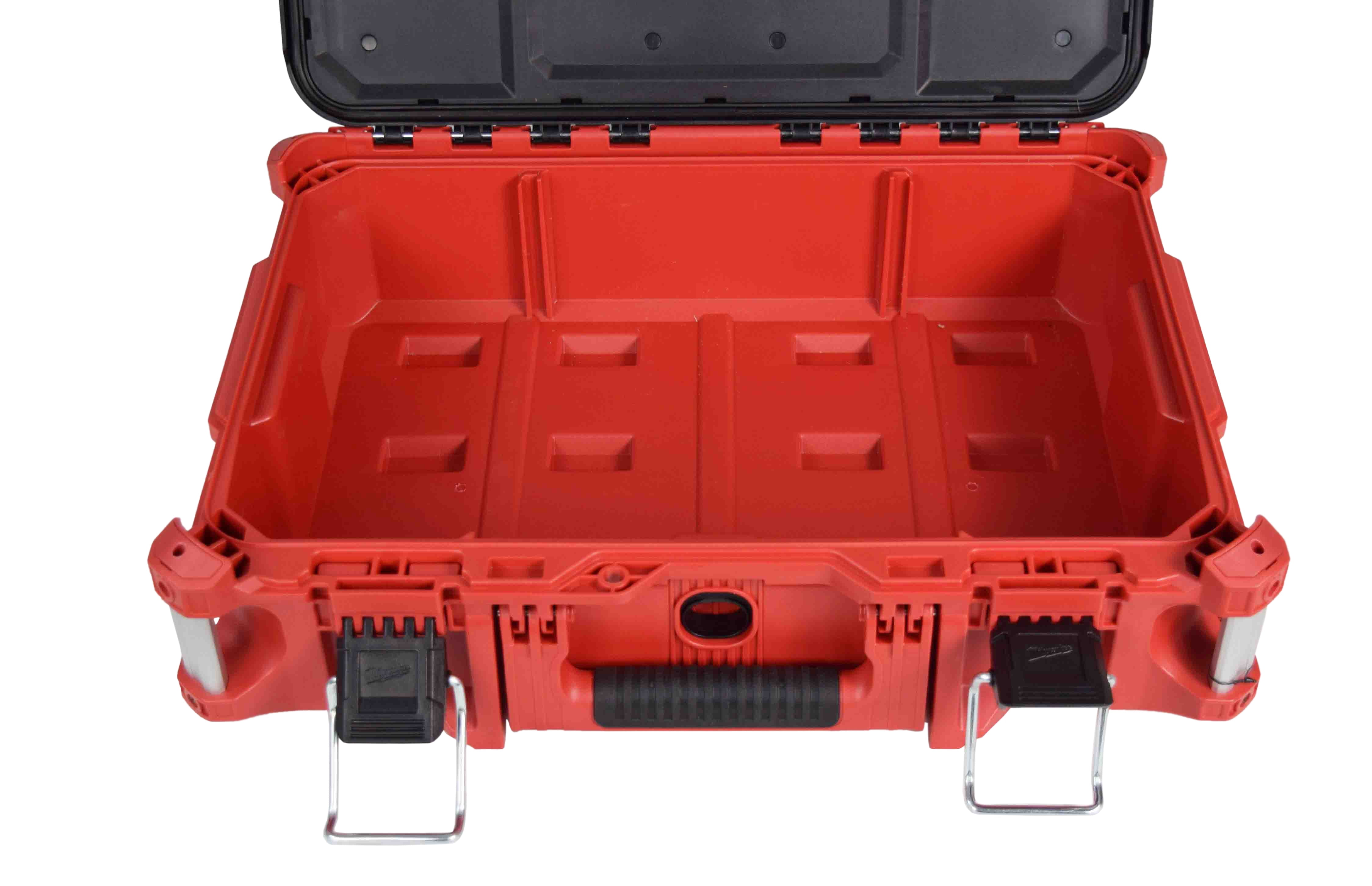 Milwaukee PACKOUT 22 in Medium Modular Tool Box (48-22-8424) – 75 lb Capacity, IP65 Weather Seal, Metal Reinforced Corners
