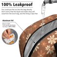 thumbnail image 5 of Daisy Pioneer Flower Brown Pattern Insulated Leakproof Lunch Box for Work, Lunch Bag for Women Men, Loncheras Para Mujer for Beach Travel Picnic Camping, 5 of 5