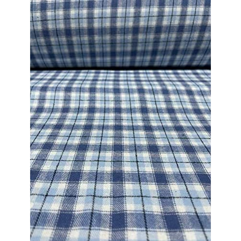 Cotton Flannel Fabrics, For Clothing, Check/stripes at Rs 150