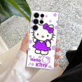 thumbnail image 3 of Funda de teléfono con dibujos animados de Hello Kitty, carcasa transparente para Samsung S24, S23 Ultra, S22, S20 Plus, S21 FE, Galaxy S24Ultra, S235G, 3 of 5