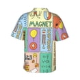 thumbnail image 3 of Physics Science Banners Set Mens Short Sleeve Button Down Shirts Soft Breathable Casual Lightweight Shirt 3x-Large, 3 of 9