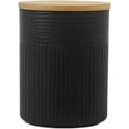thumbnail image 5 of AUR 10 Strawberry Street Luca Matte Black Embossed 3 Piece Canister Set, 5 of 11