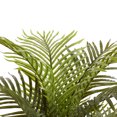 thumbnail image 5 of 33" Square Fern Artificial Plant with White Fiberglass Pot, by DecMode, 5 of 8