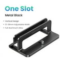 thumbnail image 1 of Vertical Laptop Stand For MacBook Air Pro Triple Slots Aluminum Notebook Stand For MacBook Pro Tablet iPad Phone Holder Metal One Slot, 1 of 6