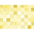 thumbnail image 1 of Ahgly Company Indoor Rectangle Solid Yellow Modern Area Rugs, 5' x 8', 1 of 4