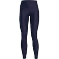 thumbnail image 5 of Under Armour Womens HeatGear High Waisted Pocketed Leggings Midnight Navy 410/White X-Small Short, 5 of 7