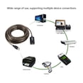 thumbnail image 4 of Cable de extensión USB con chip USB 2.0 de alta velocidad, repetidor activo, teclado, impresora, cable extensor, 10 m Inevent DZ4162-02, 4 of 7