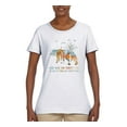 thumbnail image 2 of Wild Bobby, And Into The Forest I Go To Lose My Mind, Animal Lover, Women Graphic Tee, White, 3X-Large, 2 of 4