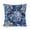 Blue Hydrangea Flowers, variant on Pillows Vintage French Beautiful Floral Outdoor Square Pillow Cushion Cases Flowers Design Couch Pillows 16"x16" for Couch Bed Home Decor