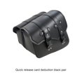 thumbnail image 3 of Universal Motorcycle Wallets Cards Money Large Capacity Saddle Storage Bag Portable Adjustable Side Pack Tool Bags Set 1 Black 1 Pair, 3 of 7