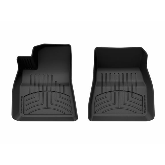 WeatherTech FloorLiner HP Custom Fit Floor Mats compatible with 2017-2023 Tesla Model 3 - 1st Row (Driver & Passenger), Black