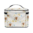 thumbnail image 4 of HELLHERO Sleepy Sloth Stars Large Capacity Travel Cosmetic Bag Daily Multi-Purpose Travel Makeup Organizer Adult, 4 of 6