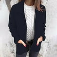 thumbnail image 2 of Ltctricy Women's Plus Size Jackets Casual Long Sleeve Zip up Coat Lightweight Loose Outerwear with Pockets, 2 of 6