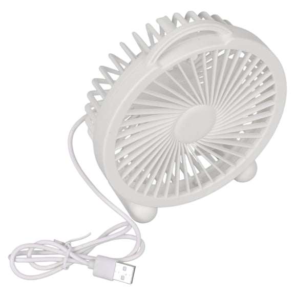 Small Desktop USB Fan With Ergonomic Handle High Speed Circulation For Indoor and Outdoor Use