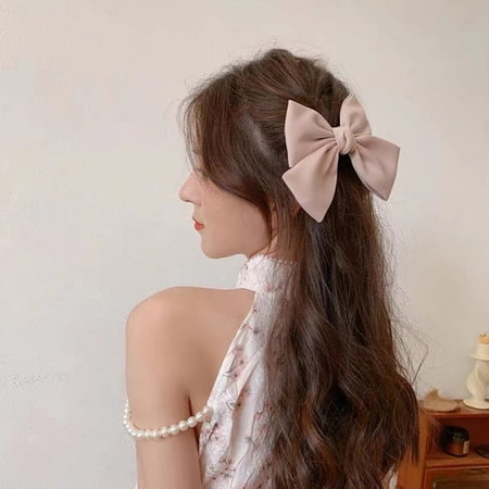 WHAMVOX 2 Pairs Bow Hair Tie Hairpin Clips Baby