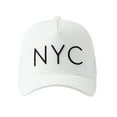 thumbnail image 2 of WITHMOONS NYC Hat New York City Meshed Adjustable Baseball Cap TRM1289 (White), 2 of 5