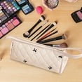 thumbnail image 4 of Pisexur Belleza Maquillaje Bolsa organizadora de viaje, bolsa de almacenamiento portátil que puede guardar secador de pelo y accesorios, viene con un asa lindapara mujeres y hombres, 4 of 4