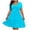 Sky Blue(New&Hot), variant on ZHYou Summer Dresses for Women Plus Size Ruffle Sleeve Tiered Flowy Loose Fit U Neck Midi T-Shirt Dresses Purple 4XL