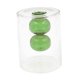thumbnail image 3 of Jarrón de cristal shamjiam Hidropónico Oficina Verde corto Jarrón nórdico teñido de doble capa, 3 of 8
