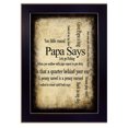 thumbnail image 1 of "Papa Says" par Susan Ball Imprimé Encadré d'Art Mural, 1 of 2
