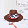 thumbnail image 2 of Sombrero de paja del rey Luffy de One Piece, igual que el de Junior Rojo Baace, accesorios de cosplay de animación de vaquero, sombrero de vaquero., 2 of 6