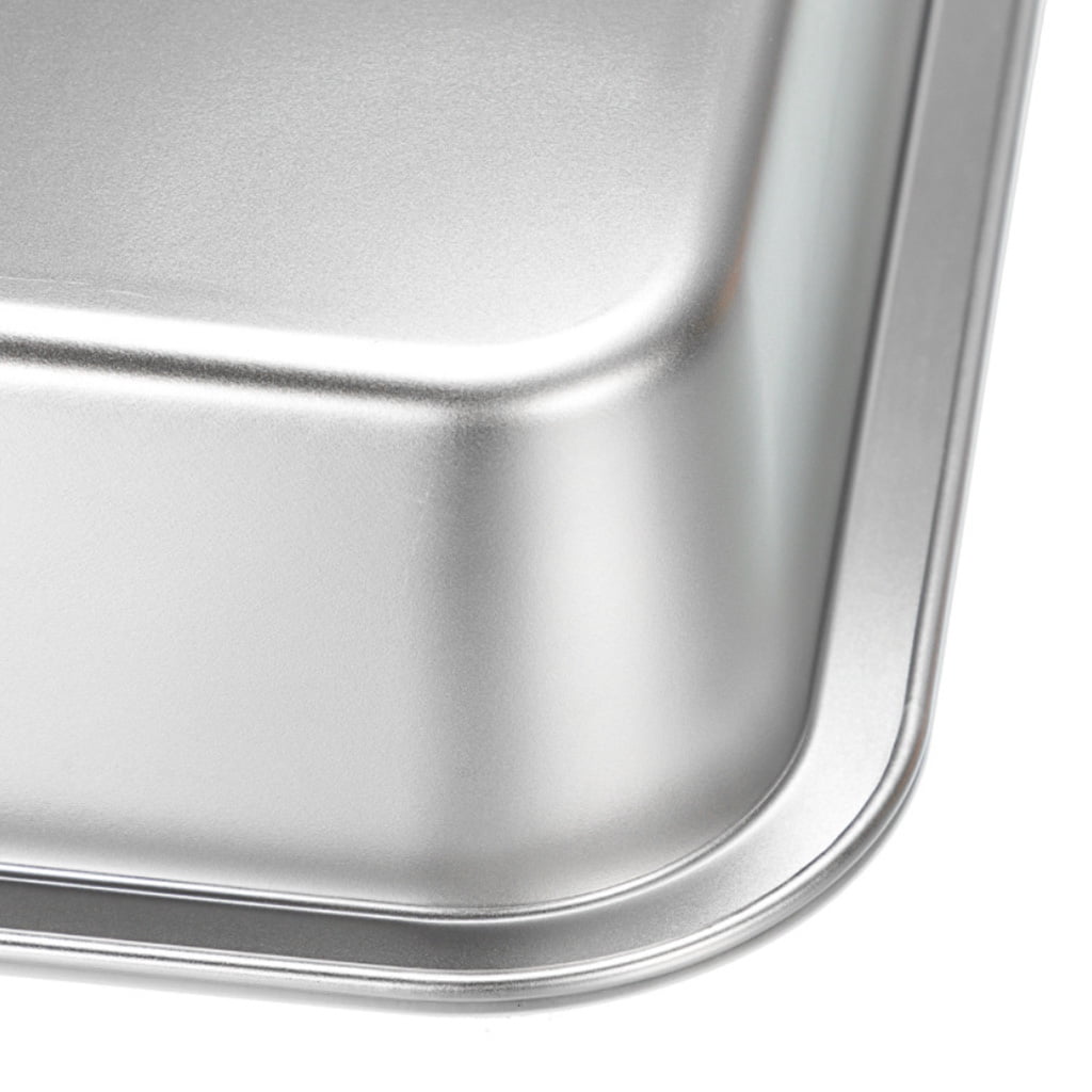 OOKWE Non Odor and Rust Proof Safe and Hard Stainless Steel Litter Box for Cat Rabbit Non-toxic and Odorless Durable Indoor