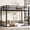 Black(Twin XL over Twin XL), variant on Harper & Bright Designs Metal Bunk Bed Ful over Full with Stairs for Boys and Girls, Floor Bed with Guardrails for Bedroom, Black
