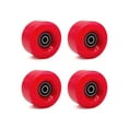thumbnail image 2 of 4 Pcs Roues de Patin de Remplacement Accessoires Modifiés Rouleaux Épais Composants pour Patins à Roues Alignées Roues avec Roulements Accessoire de Sport de Patinage Rouge, 2 of 9