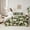 Green D, variant on Feelyou Monogrammed K Twin Bedding Sets 7-Piece, Kawaii Green Camo Bedding Comforter Set