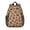 Black and Brown, variant on Black and White Leopard Print Backpack for School, Cute School Bag with Adjustable Shoulder Straps and Padded Back, 15"x11.42"x5.5"
