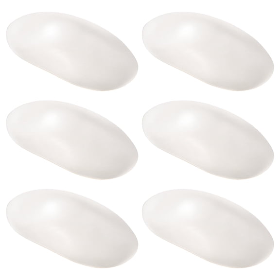 3 Pairs of Silicone Shoulder Pads for Women, Removable Self-Adhesive Pads, Adjustable Height, Comfortable Support, Transparent, Ideal for Various Women's Clothing