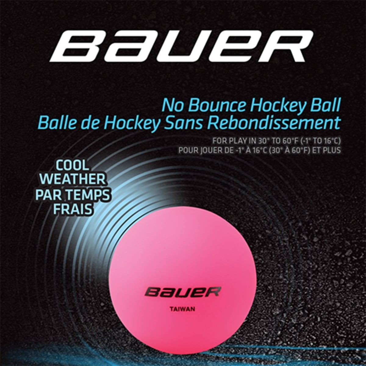 Bauer Street Ice Hockey 'No Bounce' Multi Coloured Balls Ball Pucks 4 & 12 Packs 
