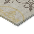 thumbnail image 4 of Addison Rugs Chantille Indoor/Outdoor Transitional Scrolls Taupe Washable Rectangle Rug, 8' x 10', 4 of 6