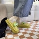 thumbnail image 3 of Nuevas zapatillas de verano para mujer, zuecos, bricolaje, bonitas, con plataforma de viento color crema, zapatos informales para el hogar, 3 of 5