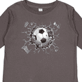 thumbnail image 4 of Inktastic Soccer Breakthrough Boys or Girls Long Sleeve Toddler T-Shirt, 4 of 5