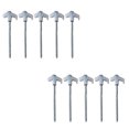thumbnail image 1 of White Screw-Type Tent Spikes, Tent Spikes, Metal Threaded Tent Spikes, Heavy-Duty Tent Spikes, 1 of 4