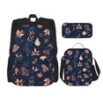 thumbnail image 1 of Balery Autumn Leaves With Blue Mochila Escolar 3 en 1 para Niños - Mochila Resistente con Lonchera Térmica y Estuche - Mochila Escolar para Niños y Niñas, 1 of 7