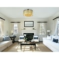 thumbnail image 2 of Elegant Lighting Sydney 32" 8 Light Royal Crystal Flush Mount, 2 of 7