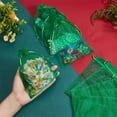 thumbnail image 2 of 100pcs Organza Bags 5x7 inch Jewelry Pouches Gift Bags Sheer Bag with Drawstring Green Mesh Bag Party Wedding Favor Gift Pouch, 2 of 9