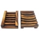 thumbnail image 5 of Accesorios de baño de estilo hawaiano Rawiri Jabonera de madera natural hecha a mano Jabonera de madera, 5 of 5
