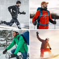 thumbnail image 5 of Guantes para deportes de invierno Guantes antideslizantes para ciclismo Guantes impermeables y resistentes al viento para exteriores Guantes portátiles para correr Slim Fit Super Grip Forro polar fin TUNC Sencillez, 5 of 5