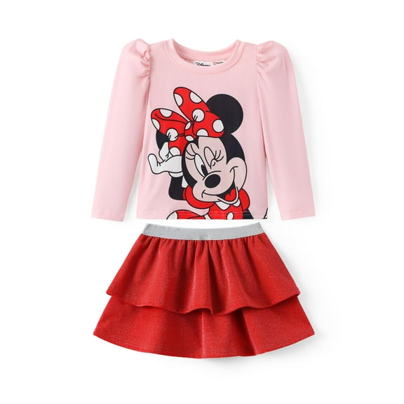 Conjunto Disney Minnie Mouse para Niña Pequeña 2 Piezas 5-6 Años