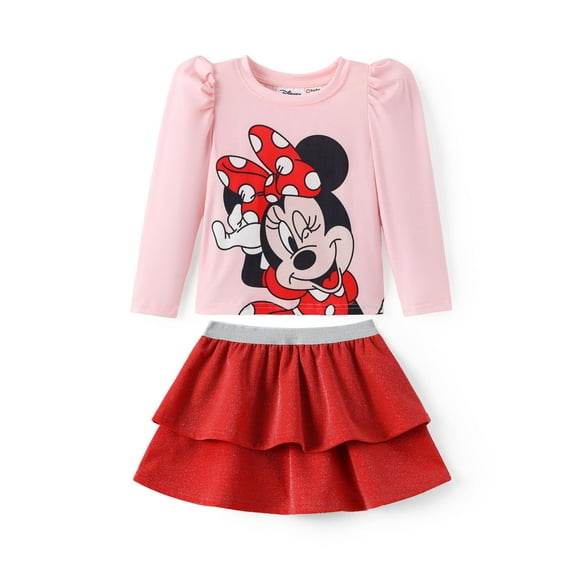 Conjunto Disney Minnie Mouse para Niña Pequeña 2 Piezas 5-6 Años