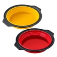 thumbnail image 3 of Baking Pan Rectangular Baking Pan Non-Stick Cake Mold for Oven 1 Count(Yellow) Rkxzt, 3 of 6